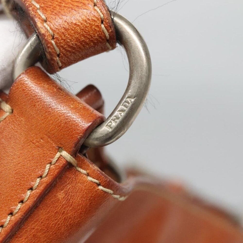 Authentic PRADA Shoulder Bag Nylon Leather Silver Blue - Picture 2 of 16